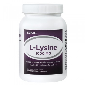 GNC L-Lisina 1000mg (Tratamento p/ Herpes) 90