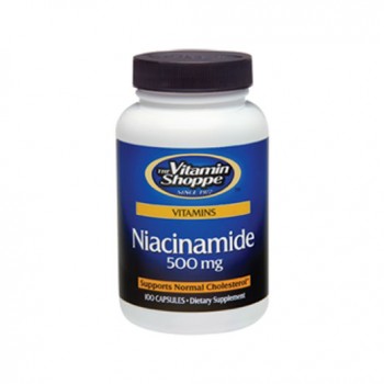 Nicotinamida 500mg (Niacinamida p/ Coração + Diabetes) Vitamin Shoppe