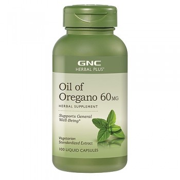 GNC Óleo de Orégano 60mg (Anti-Bacteriano)