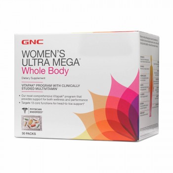 GNC Womens Ultra Mega (Vitapak) Whole Body 