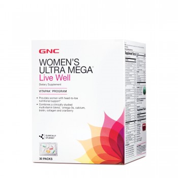 GNC Womens Ultra Mega (Vitapak) LIVE WELL