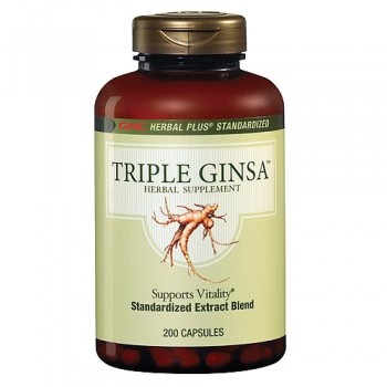 GNC Ginseng Triplo (Longevidade, Energia e Vitalidade) 200