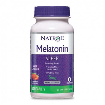 Melatonina 5mg (Insônia) Natrol 250 (8 Meses de Terapia)
