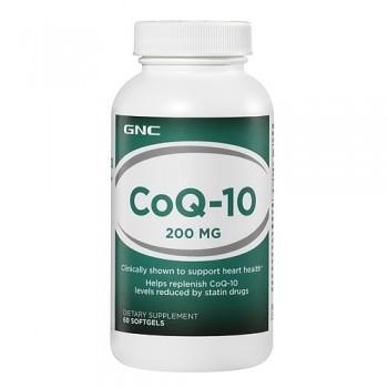 GNC Coenzima Q-10 200mg (CoQ-10) 60 Cápsulas