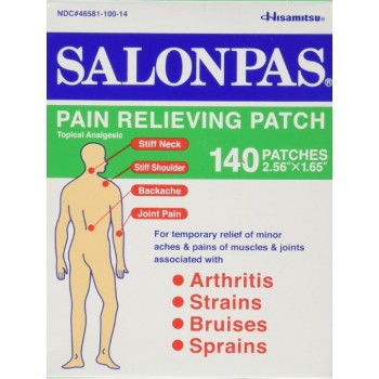 Salonpas Emplastro (Adesivo Analgésico) 140 Unidades