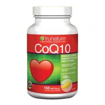 Coenzima Q10 100mg (Coq-10) Trunature 150 Cápsulas  