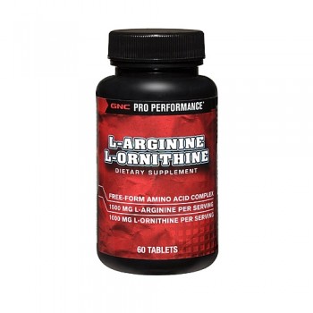GNC L-Arginina 1500mg + L-Ornitina 1000mg (Pro Performance)