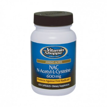 N-Acetil-Cisteína/NAC 600mg (Antioxidante) Vitamin Shoppe