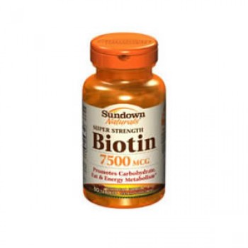 Sundown Biotina 7.500mcg (Queda de Cabelo) 50