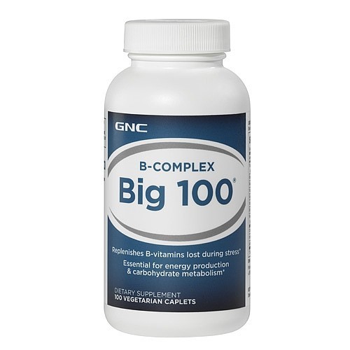 GNC Vitamina ComplexoB 100mg Vitaminas B1, B2, B6 e B12