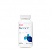 GNC Quercetina 500mg um frasco com 60 comprimidos para sistema imune.