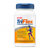 GNC TriFlex um vasilhame contendo 240 comprimidos, que promove a mobilidade articular e flexibilidade