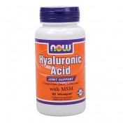 Ácido Hialurônico 100mg + MSM 900mg (Articulações) NOW
