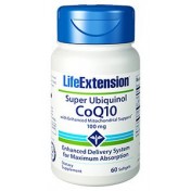 Super Ubiquinol (Coenzima Q-10) 100mg Life Extension 60