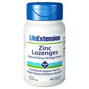 Zinco em Pastilhas (Sabor Laranja) Life Extension 60