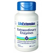 Enzimas Extraordinárias (Protease, Celulase, Lipase) Life Extension 60